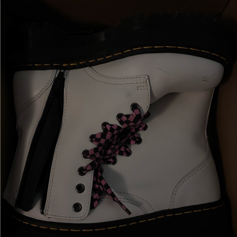 White Jadon Dr. Martens